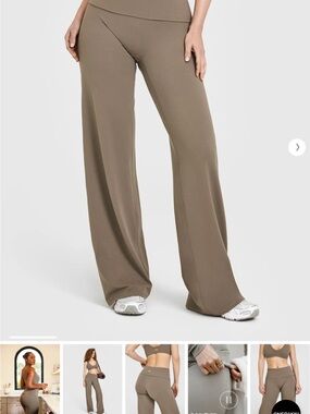 Oner Active Wide-Leg Fold Over Pants